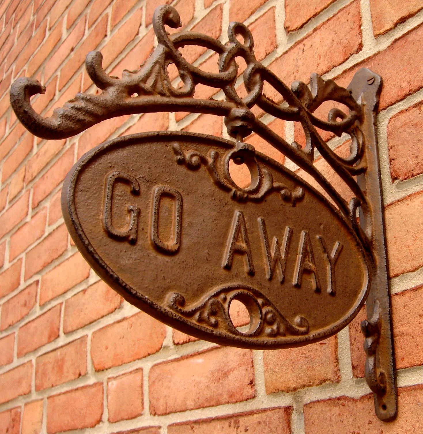 Funny Welcome/Go Away Sign - Image 2