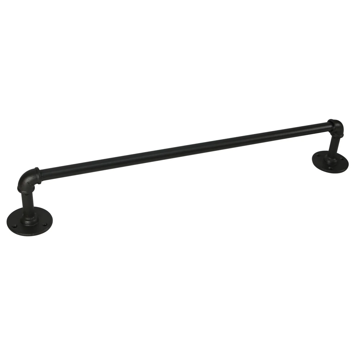 Galvanized Steel Pipe Industrial Style Towel Bar - Image 2