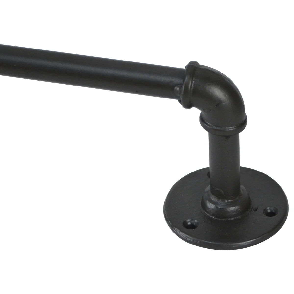 Galvanized Steel Pipe Industrial Style Towel Bar - Image 3