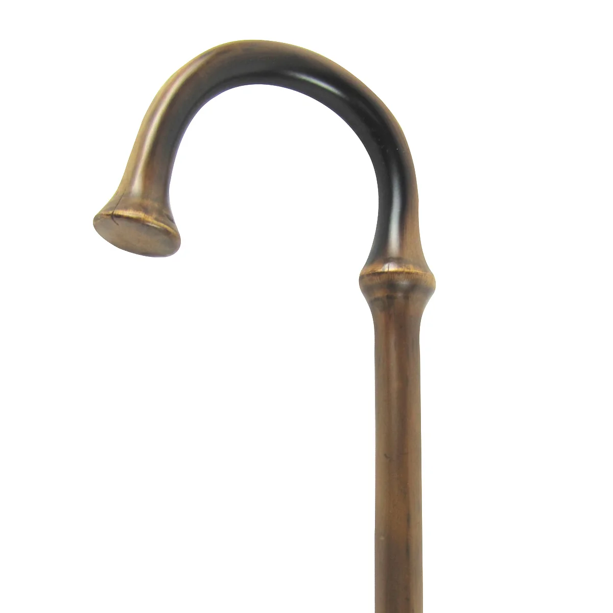 Genuine Bamboo Wood Gentleman's Walking Stick - Image 2