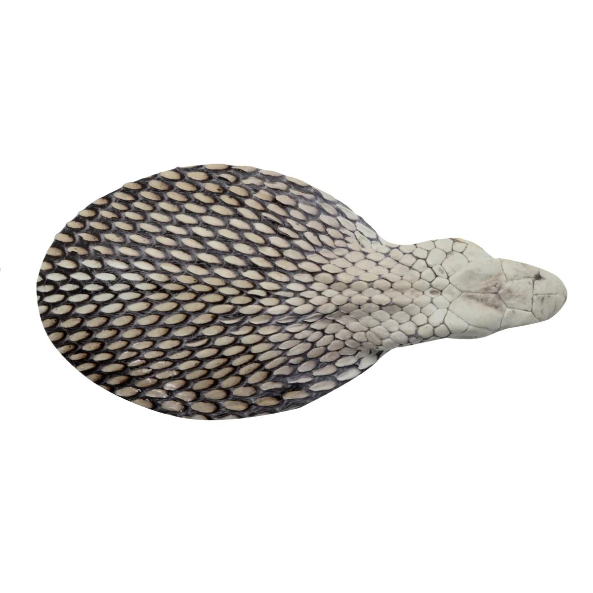 Genuine Cobra Snake Head Hook and Loop Style Belt Buckle - Image 2