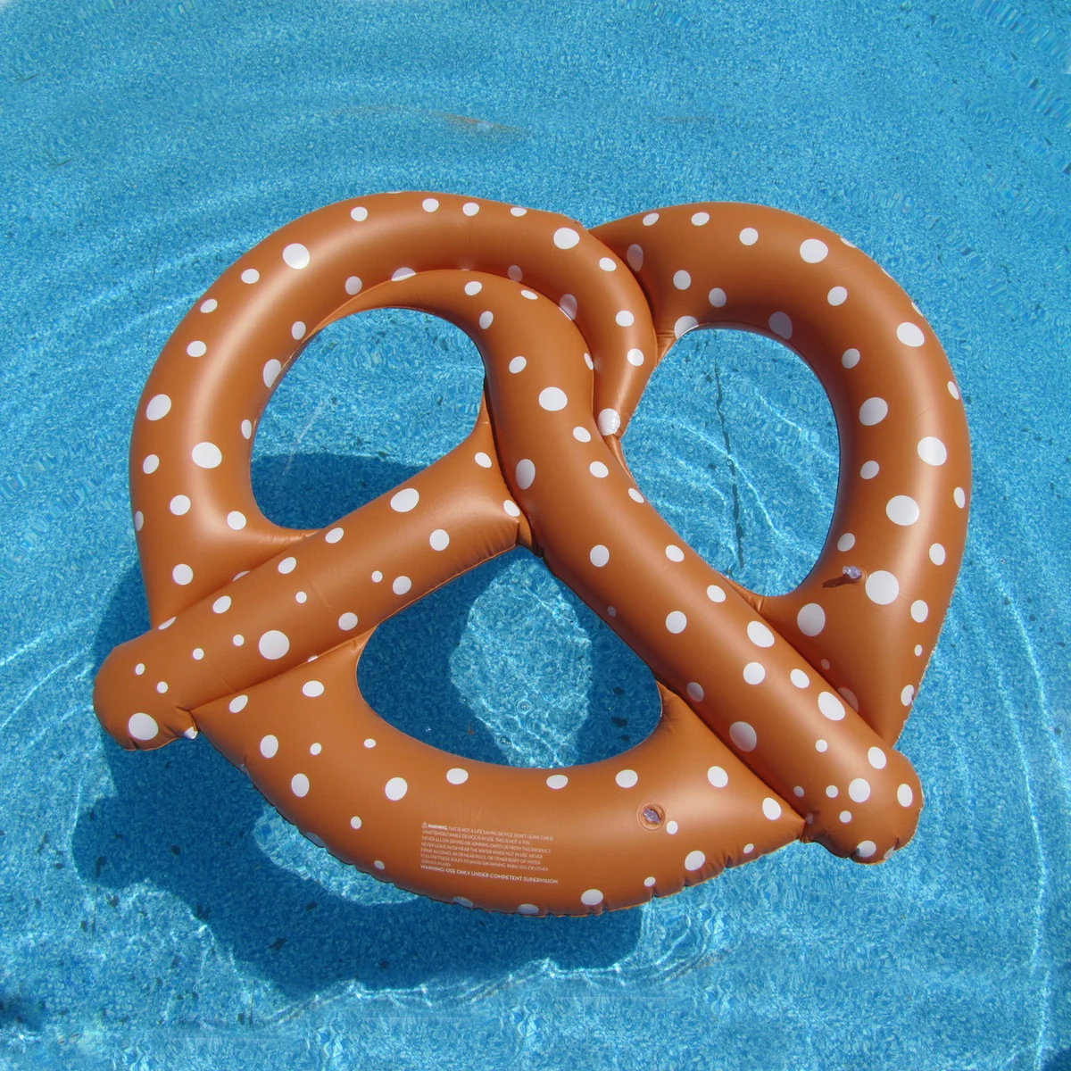 Giant Inflatable Pretzel Swim Pool Water Float Blow Toy Party Raft Novelty Prop - Image 4