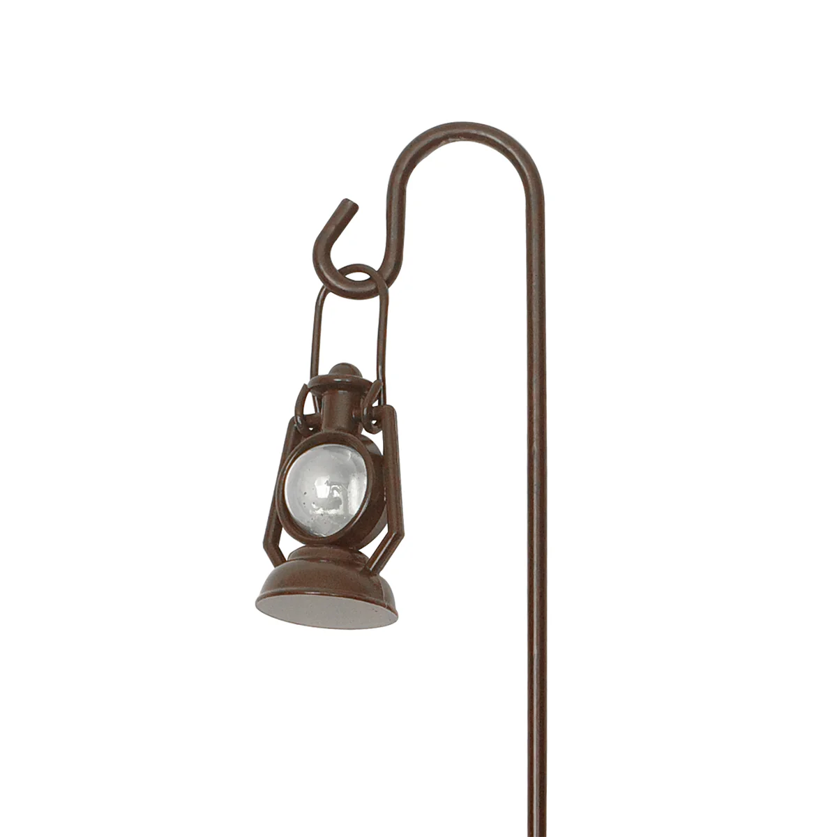 Glow Dark Mini Hanging Solar Garden Lantern Outdoor Fairy Lamp Dollhouse Decor - Image 2