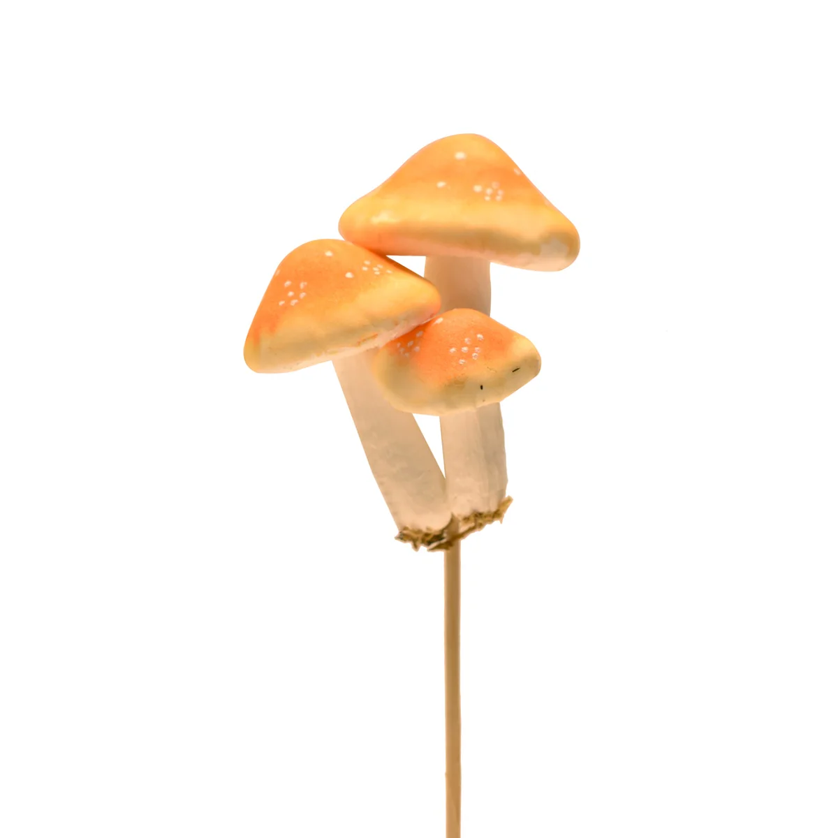 Gold Mushrooms Mini Outdoor Fairy Garden Accessories Dollhouse Landscape Decor - Image 2