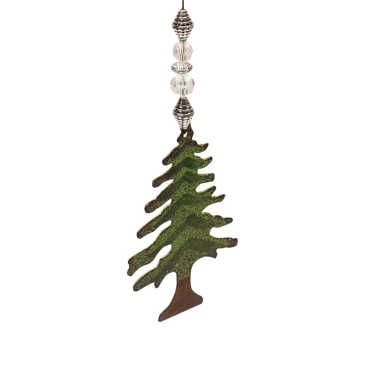 Great Outdoor Metal Hunting Cabin Moose Eagle Bear Wind Chime Sculpture Yard Art - Image 4