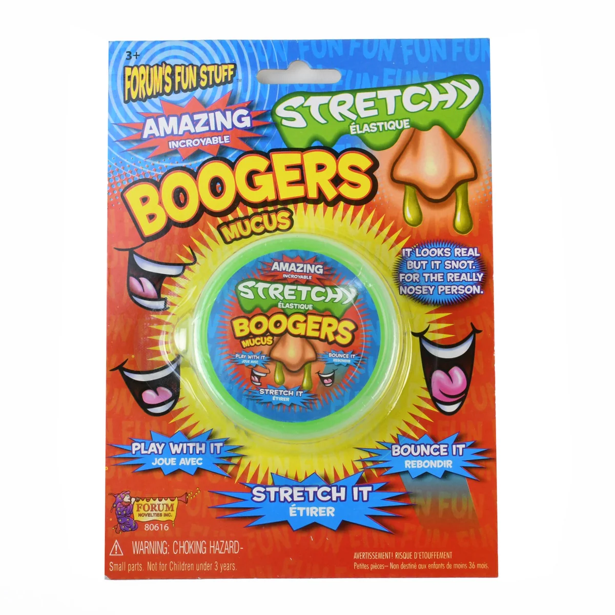 Green Booger Slime Funny Novelty Kids Toy Joke Putty Prank Party Favor Gag Gift - Image 3