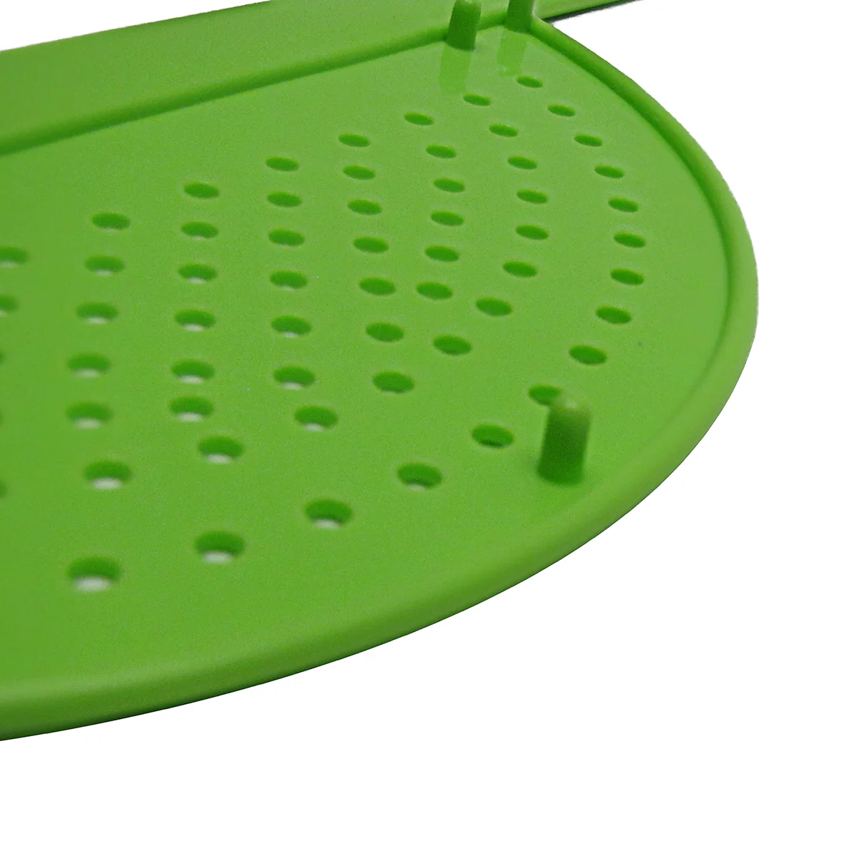 Hand Held Pot Strainer Pasta Pan Drainer Handle Plastic Veggie Fruit Colander - Image 3