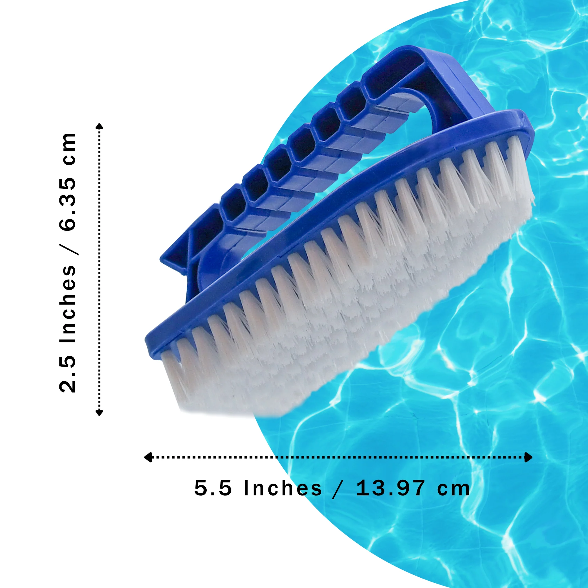 Pool Scrub Brush Walls Grout Inground Above Ground Swimming Cleaning Supplies - Image 2