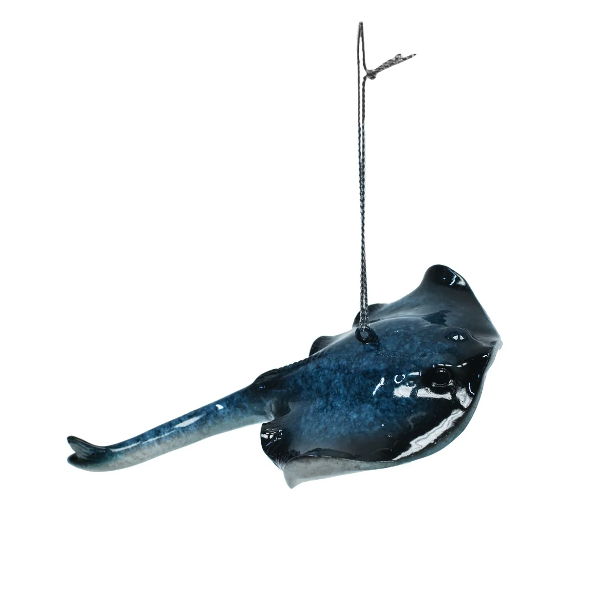 Hanging Stingray Christmas Tree Ornament Holiday Gift Nautical Beach Xmas Decor