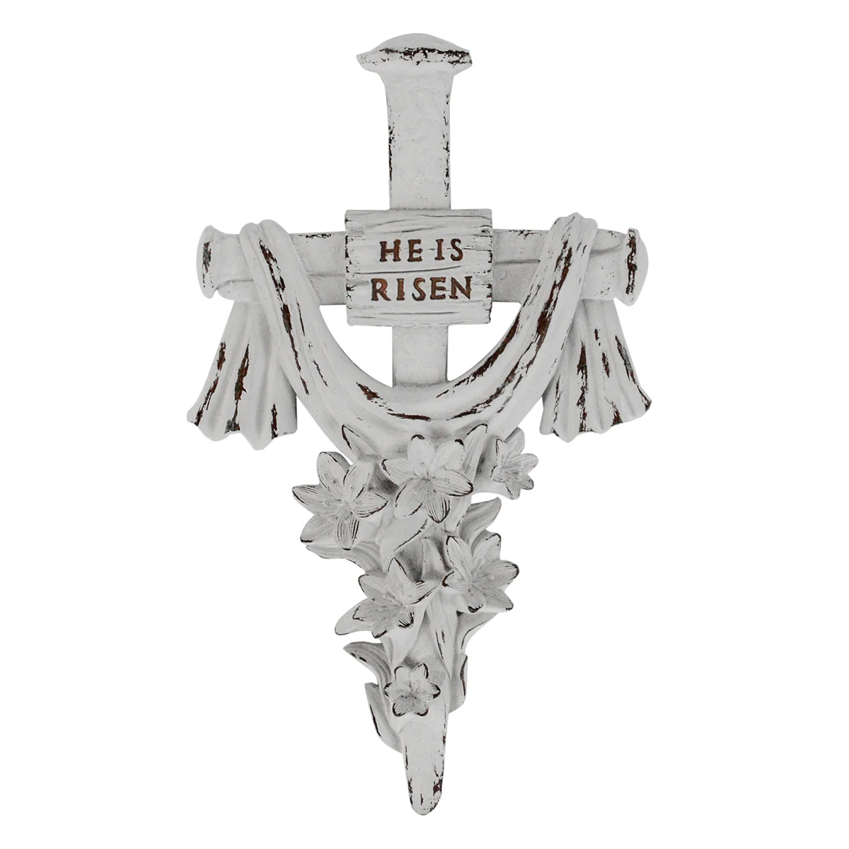 He Is Risen Wall Cross Catholic Home Decor for Church, Baptism, Easter, Bedroom - Image 7