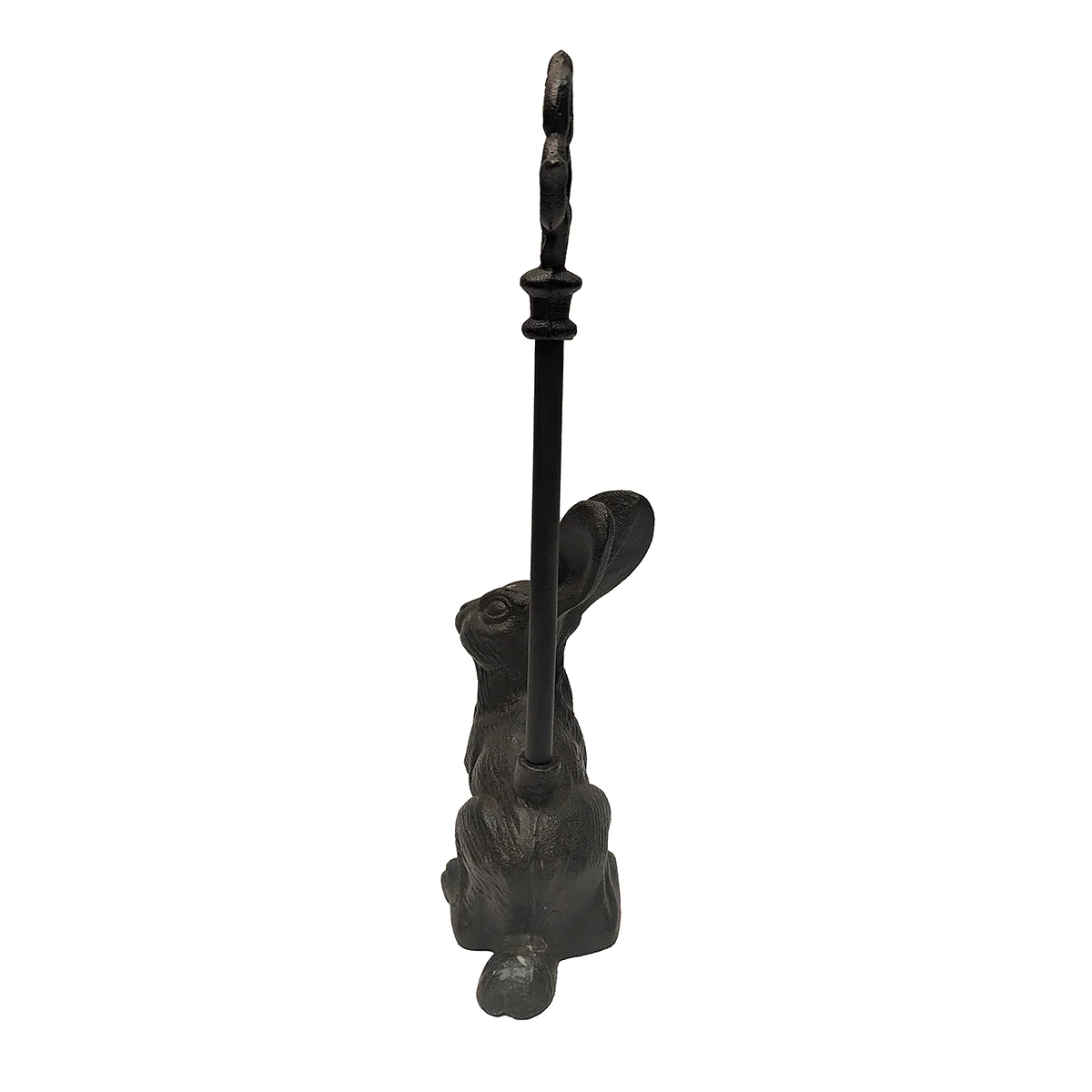 Heavy Cast Iron Rabbit Doorstop Carry Handle Door Stop Bunny Stopper Home Decor - Image 2