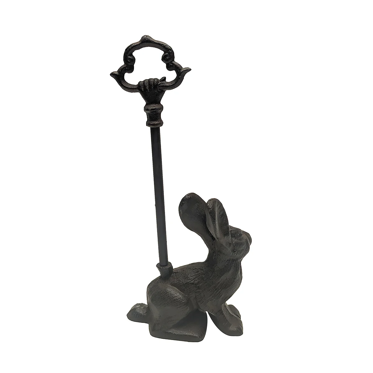 Heavy Cast Iron Rabbit Doorstop Carry Handle Door Stop Bunny Stopper Home Decor - Image 3