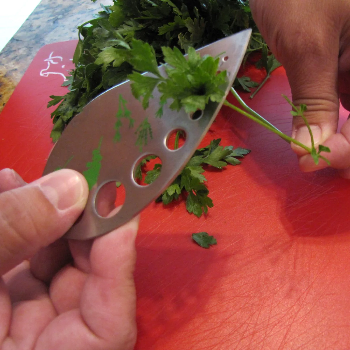 Herb Leaf 9 Stripper Cutting Tool Food Chopper Kitchen Gadgets Home Essentials - Image 4