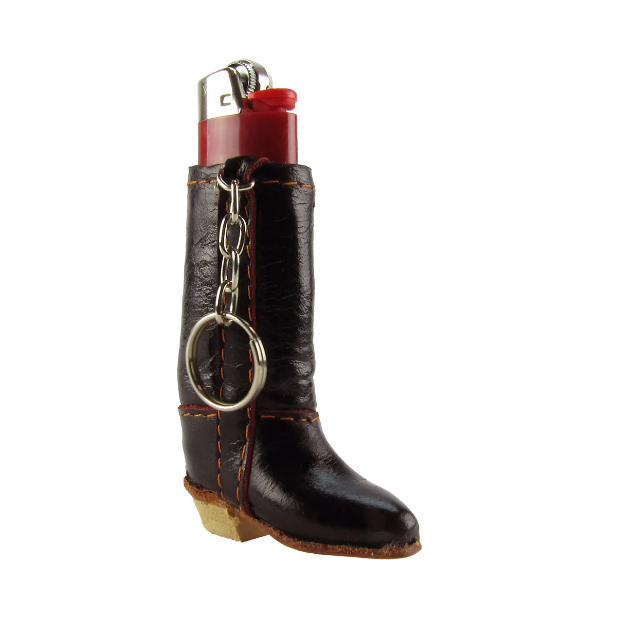 High Boot Key Chain Lipstick Lighter Holder Keyring Fashion Purse Charm - Image 3