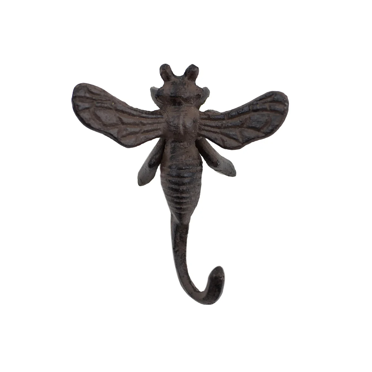 Honey Bee Coat Hook Keychain Key Ring Holder Towel Hanger Rack Wall Home Decor