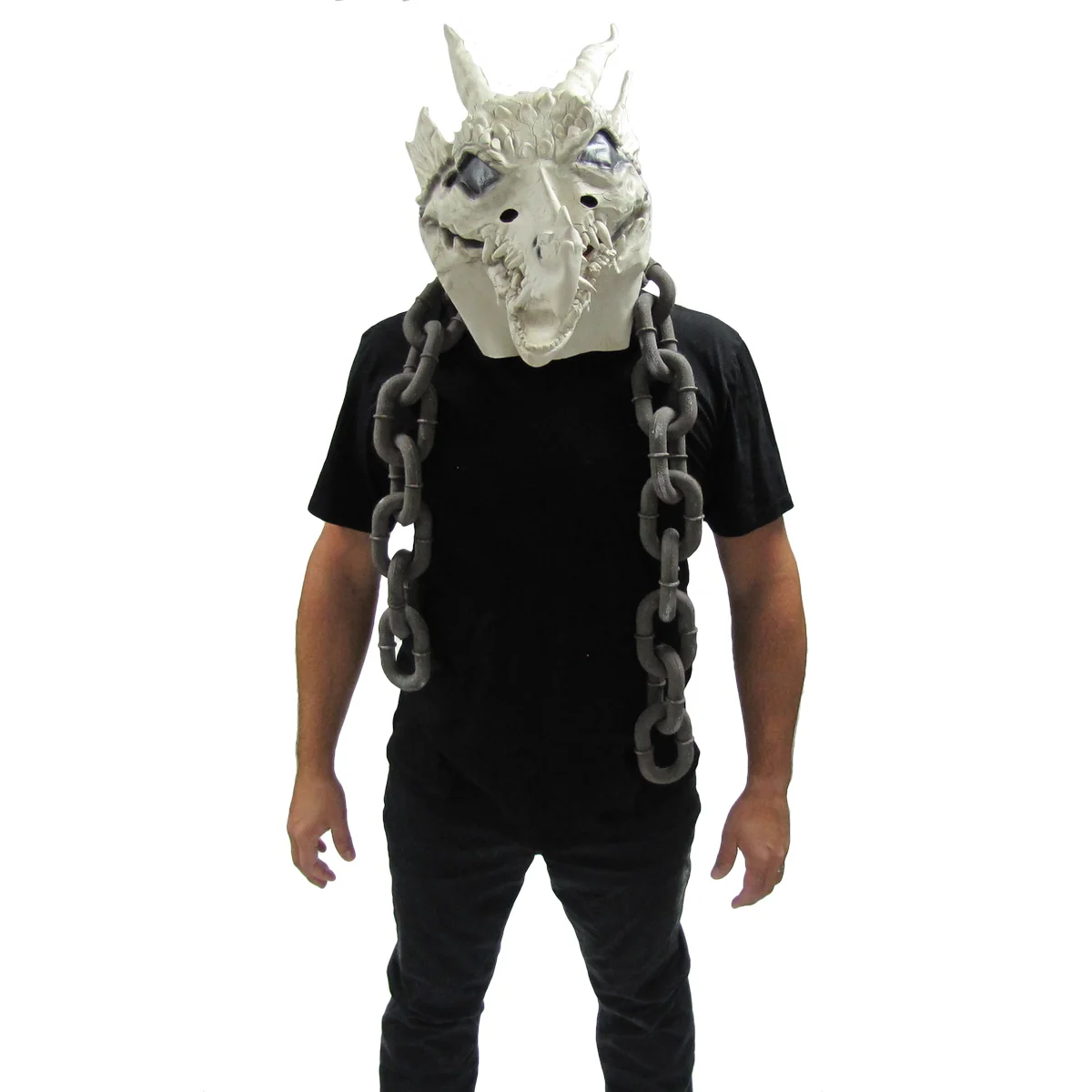 Huge Fake Chain Link Haunted House Prop Halloween Party Decor Costume Accessory - Image 3