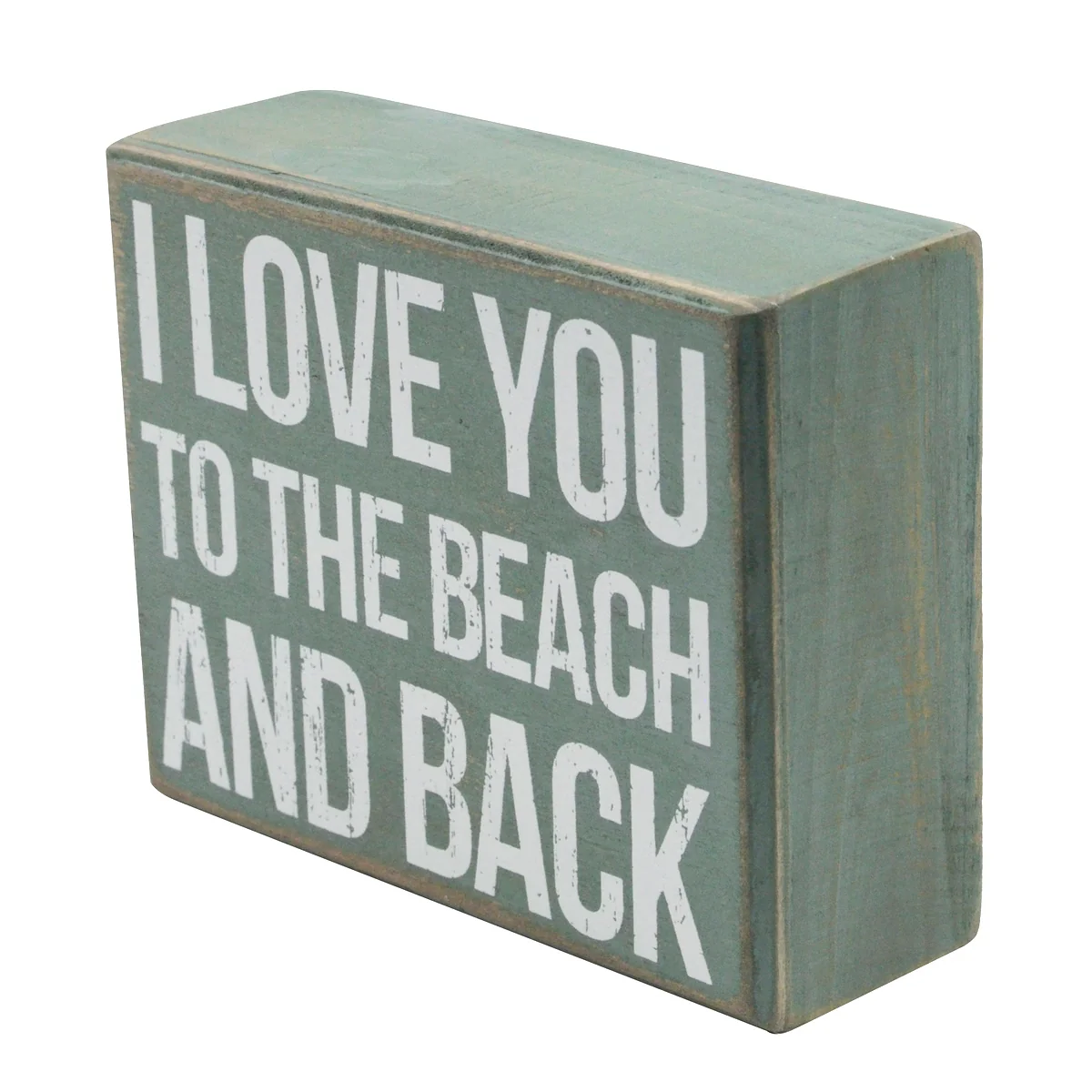 I Love You to the Beach and Back Box Sign - Image 2
