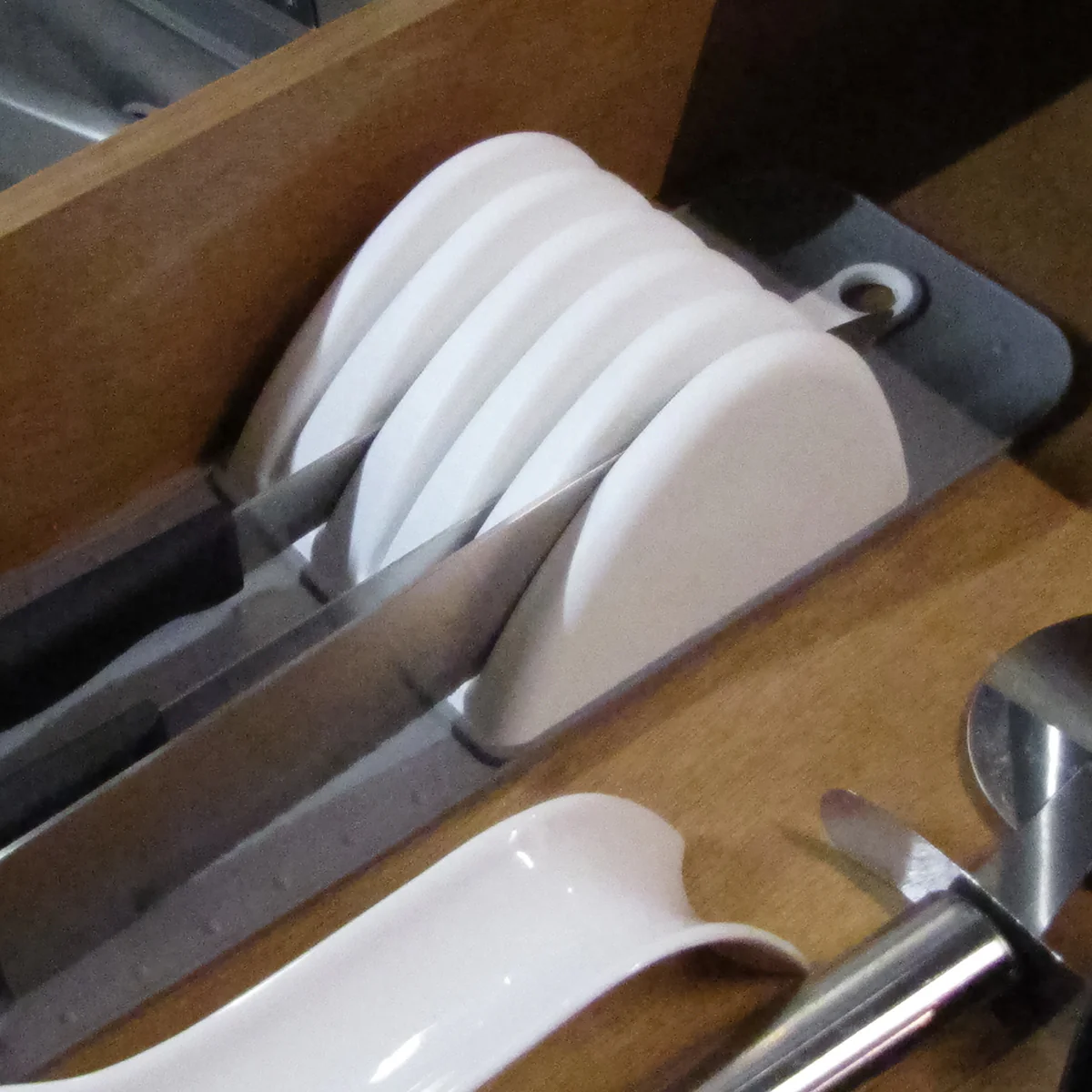 In Drawer Knife Mat Kitchen Silverware Storage Utensil Holder Home Bin Organizer - Image 4