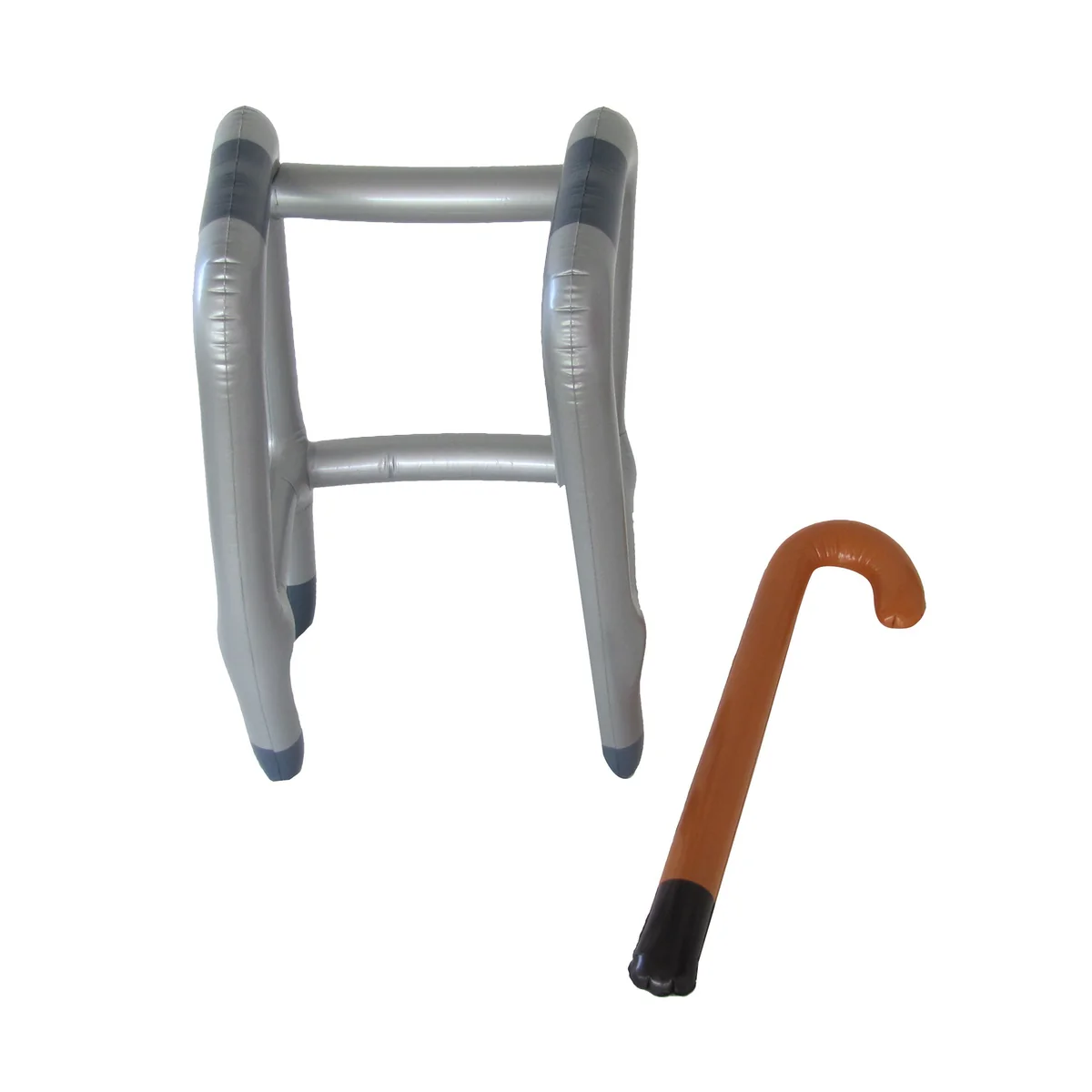 Funny Inflatable Walker Cane Set Blow Up Adult Gag Gifts Retirement Party Decor - Image 6
