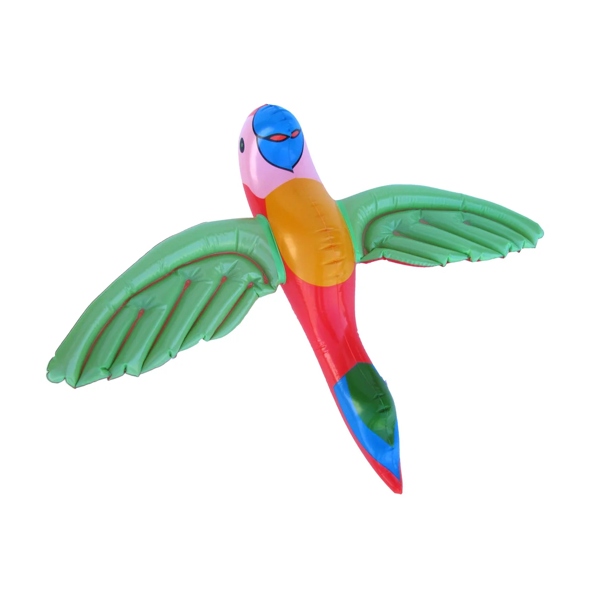 Inflatable Parrot Fun Bird Blow Up Pool Float Hawaiian Luau Party Tiki Bar Decor - Image 2