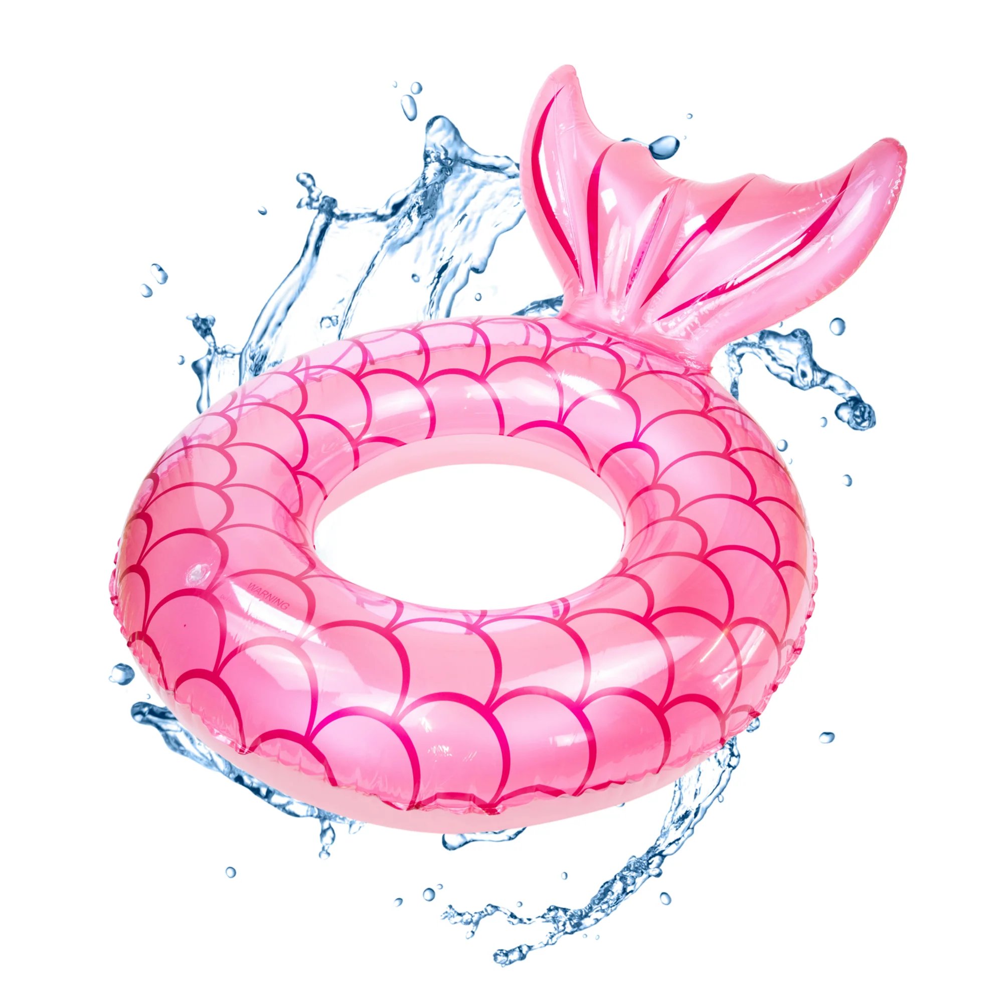 Inflatable Pink Mermaid Tail Adult Float Water Party Floats Swimming Pool Toys - Image 2