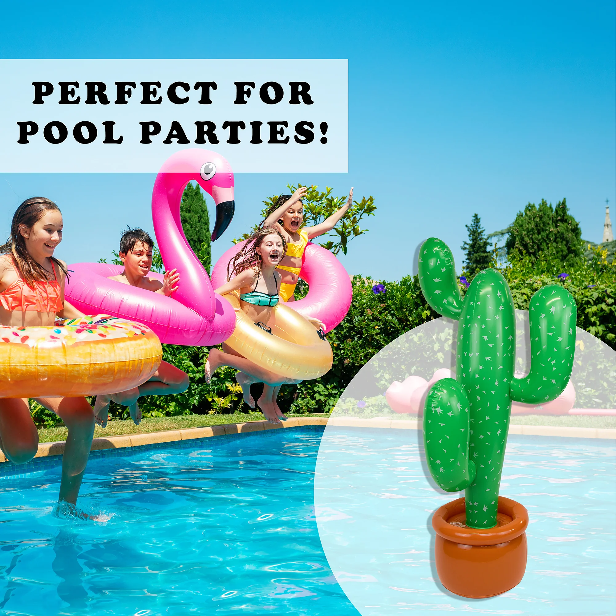 Inflatable Western Cactus Decoration Mexican Fiesta Theme Birthday Party Props - Image 4