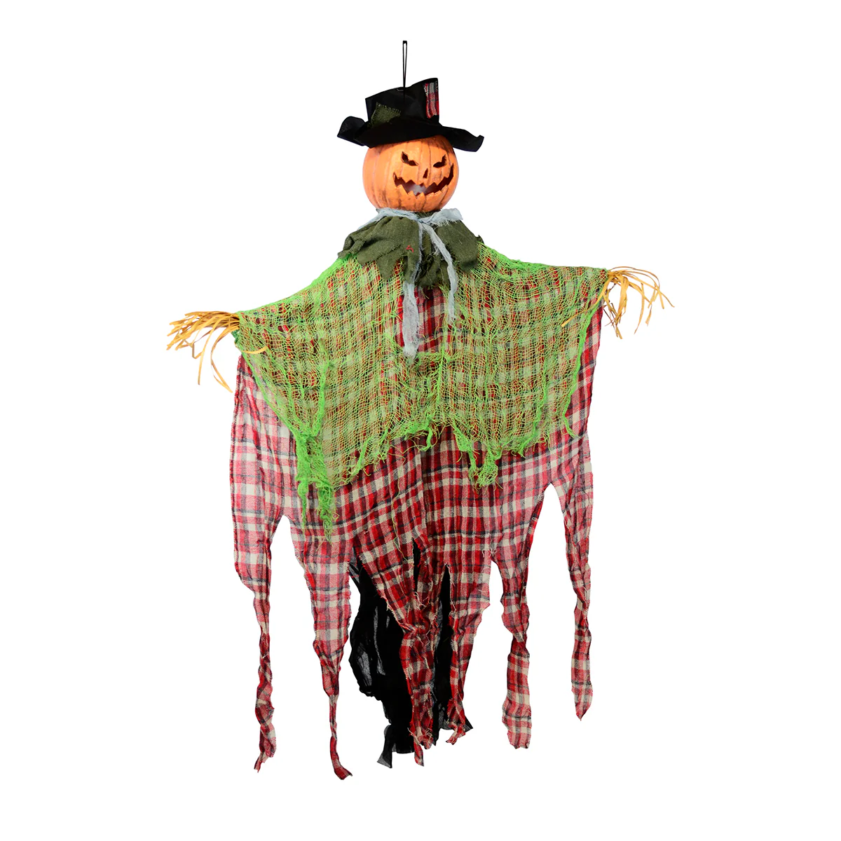 Jack O Lantern Scarecrow Haunted House Prop Animatronics Halloween Party Decor