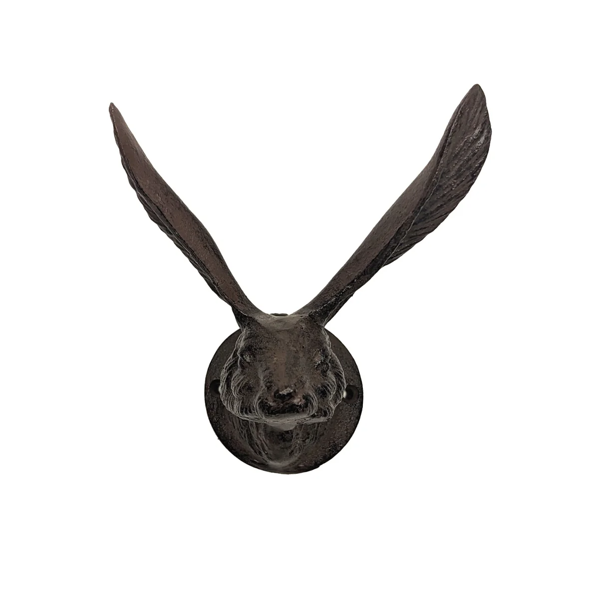 Jack Rabbit Ears Wall Mount Hook Hat Coat Hanger Bunny Towel Holder Rustic Decor