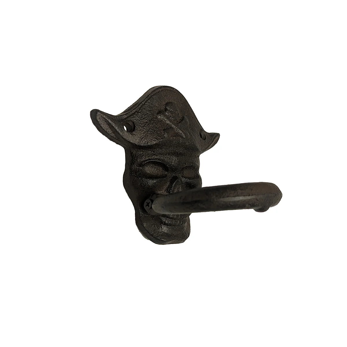 Jolly Roger Pirate Hat Skull Front Door Knocker Rustic Coastal Beach Home Decor - Image 2