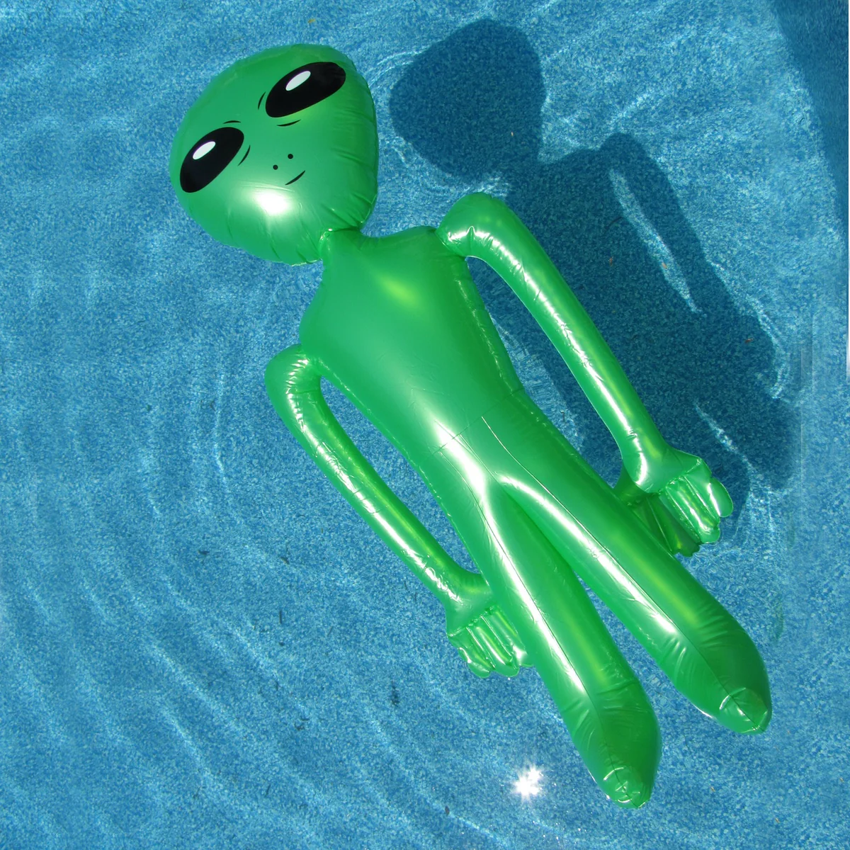 Large 60" Inflatable Alien Swim Pool Water Float Blow Toy Doll Party Favor Prop - Image 6