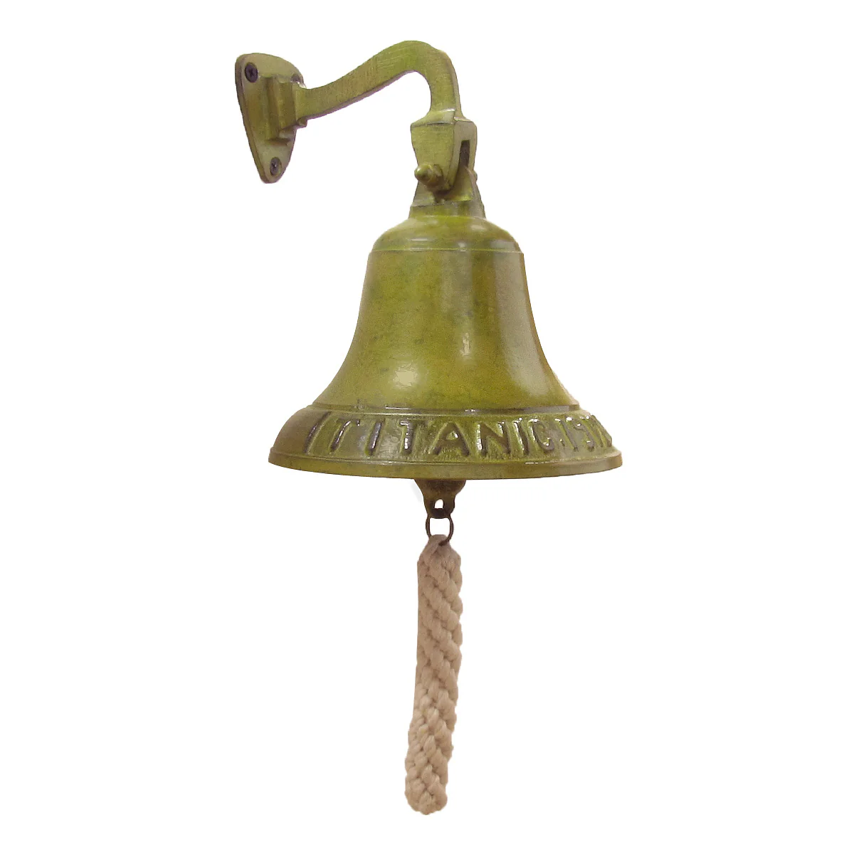 Large Brass Hanging Titanic Bell