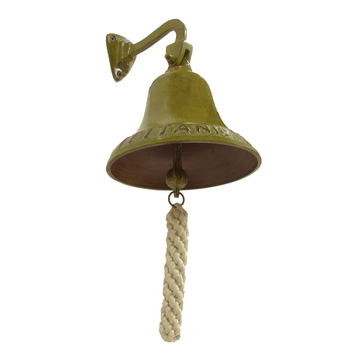 Large Brass Hanging Titanic Bell - Image 2