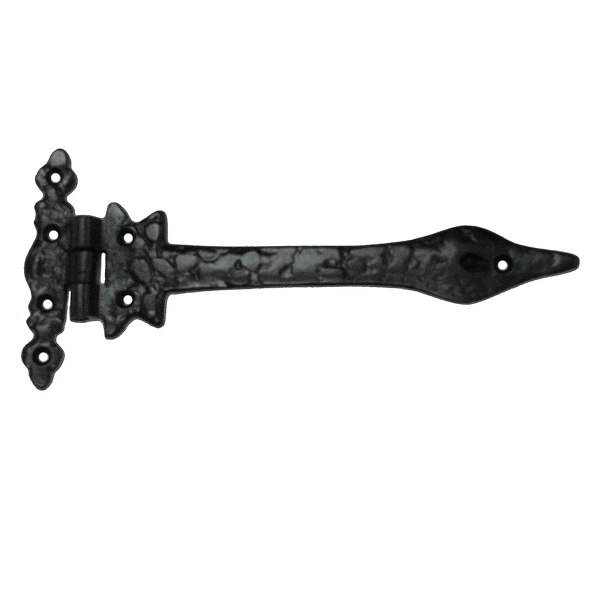 Large Cast Iron Black Vintage Style Hinge Gate Shed Door Hardware Barn Strap Arm