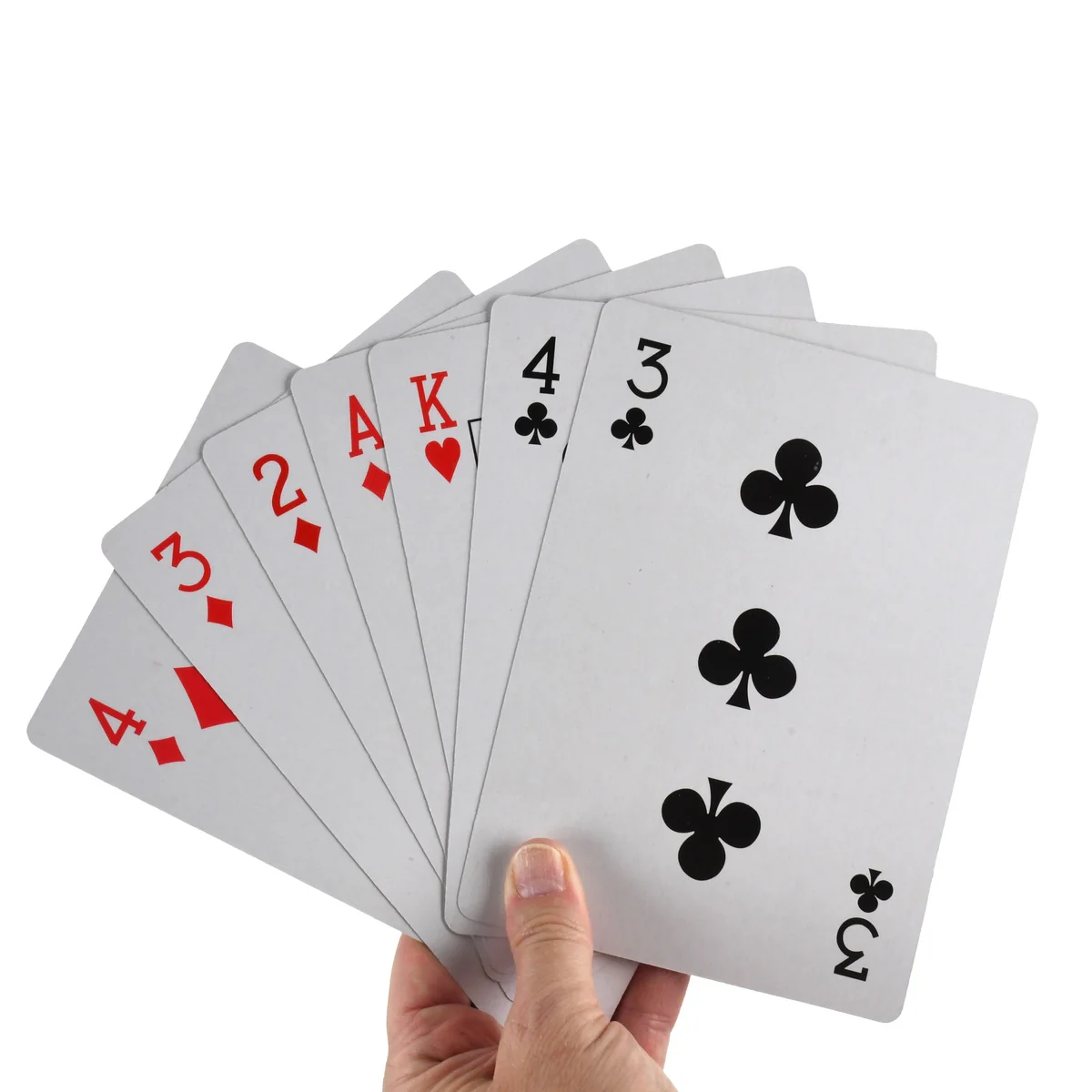 Large Full Deck Playing Cards Jumbo Poker Game Party Prank Magic Trick Accessory - Image 3