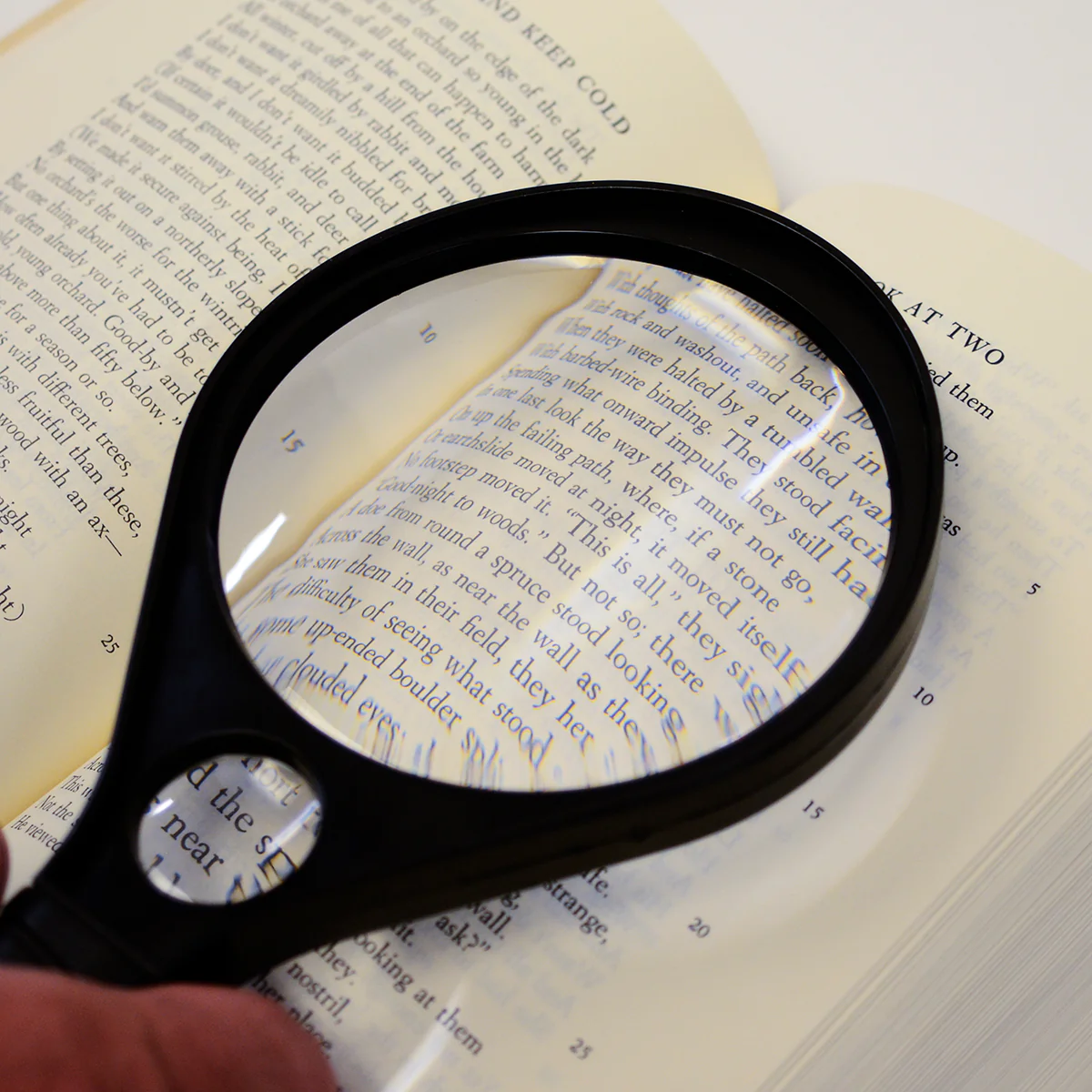Large Handheld 3x Magnifying Reading Glass 4x Office Desk School Magnifier Lens - Image 4