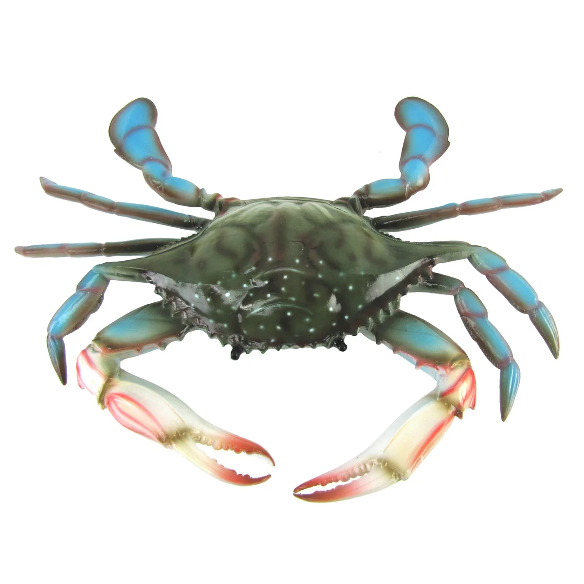 Large Lifelike Maryland Blue Crab Nautical Wall Plaque Coastal Tiki Bar Decor