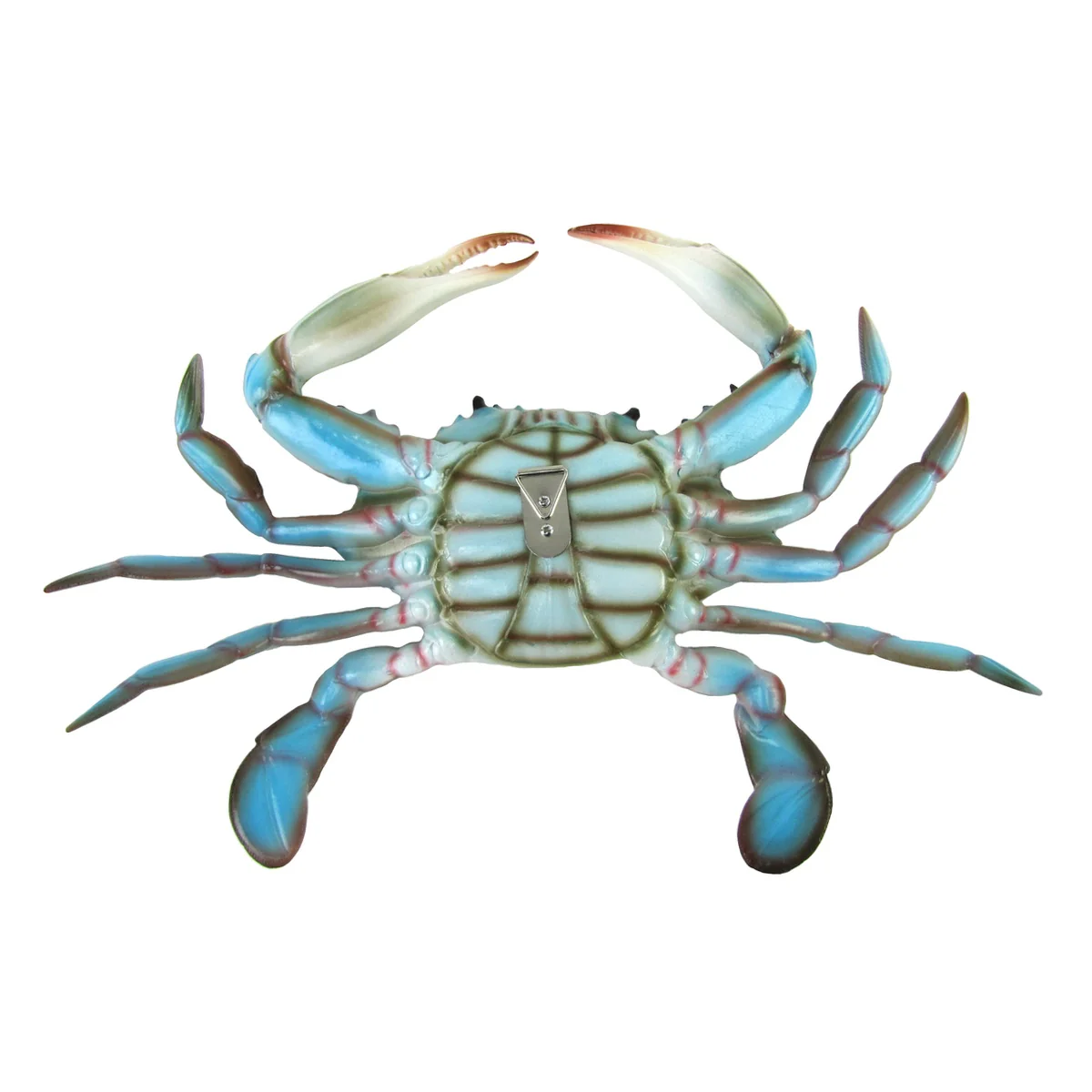 Large Lifelike Maryland Blue Crab Nautical Wall Plaque Coastal Tiki Bar Decor - Image 6