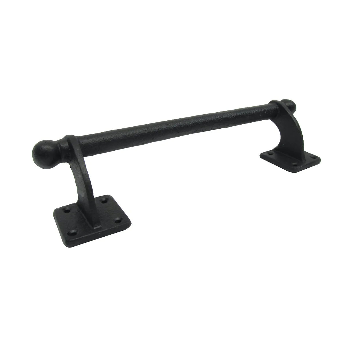 Large Rounded Vintage Cast Iron Door Pull Rustic Gate Handle Slide Barn Hardware - Image 3