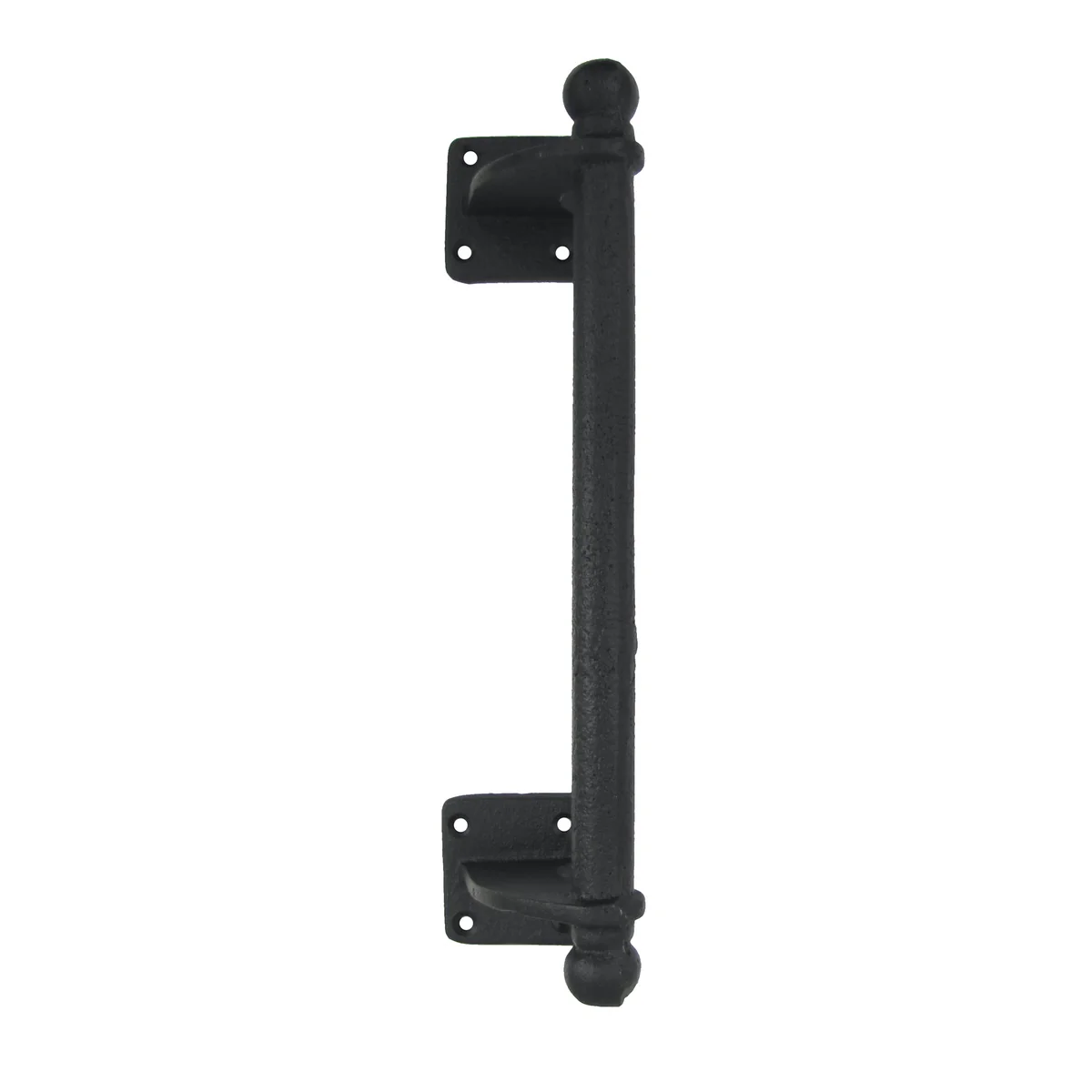 Large Rounded Vintage Cast Iron Door Pull Rustic Gate Handle Slide Barn Hardware - Image 4