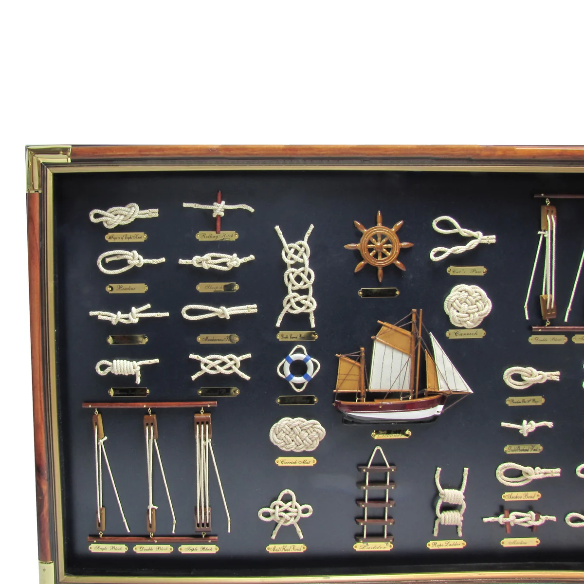 Large Sailor Rope Knot & Ladder Board Nautical Home Decor - Image 3