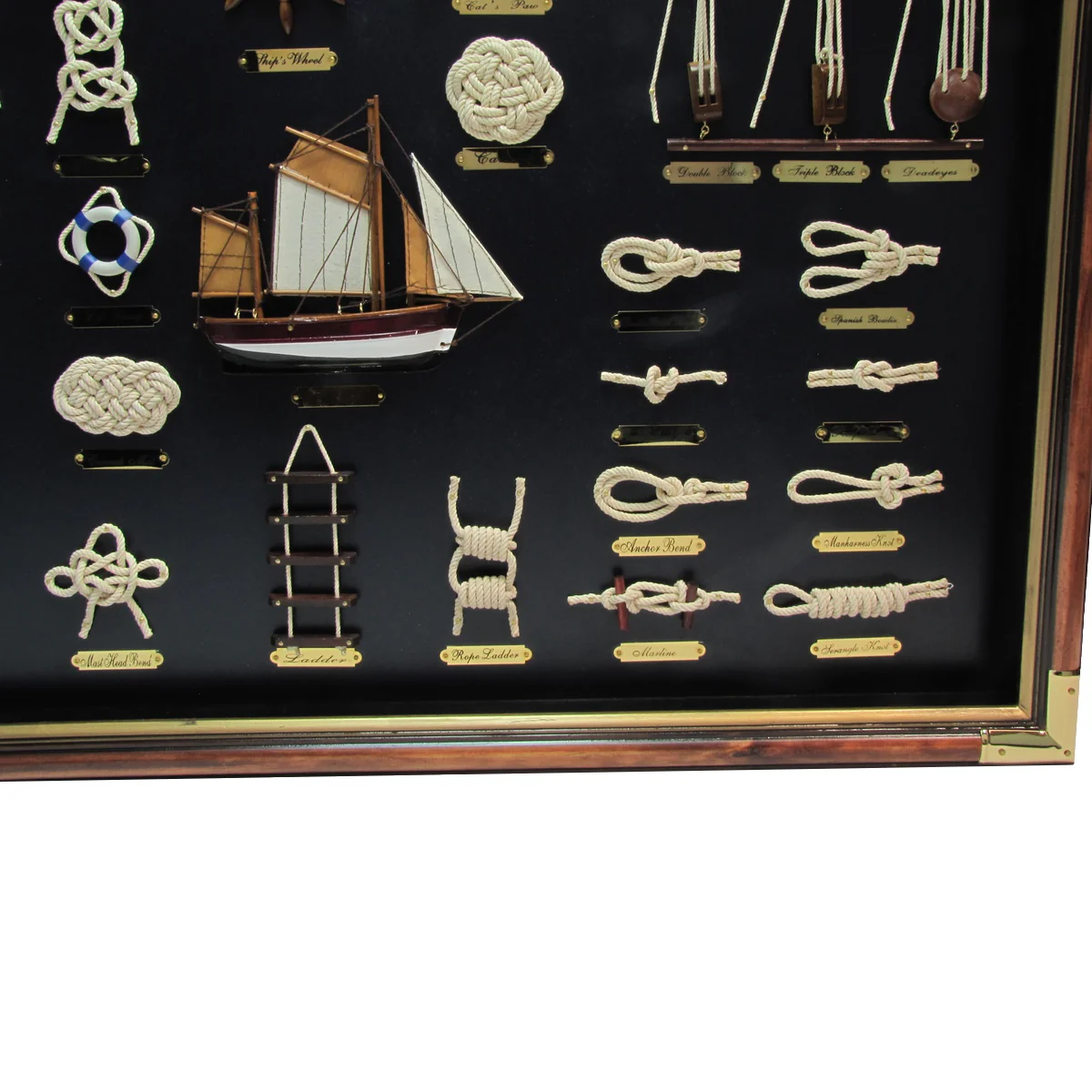 Large Sailor Rope Knot & Ladder Board Nautical Home Decor - Image 4