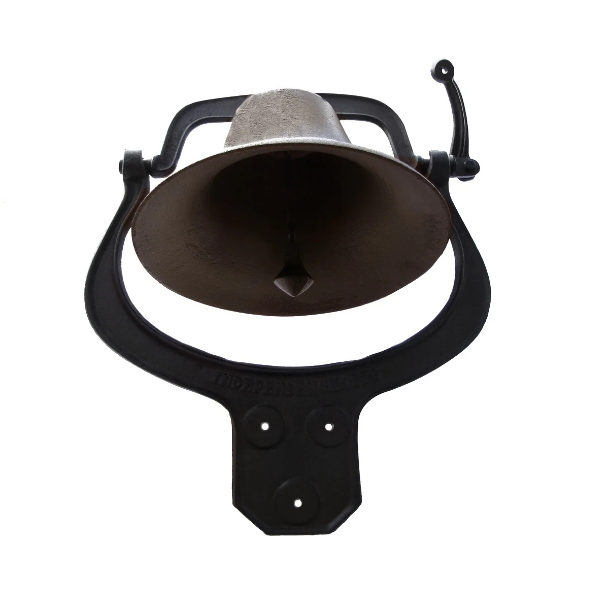 Large Vintage Style Cast Iron Swing Arm Steam Locomotive Bell - Image 3