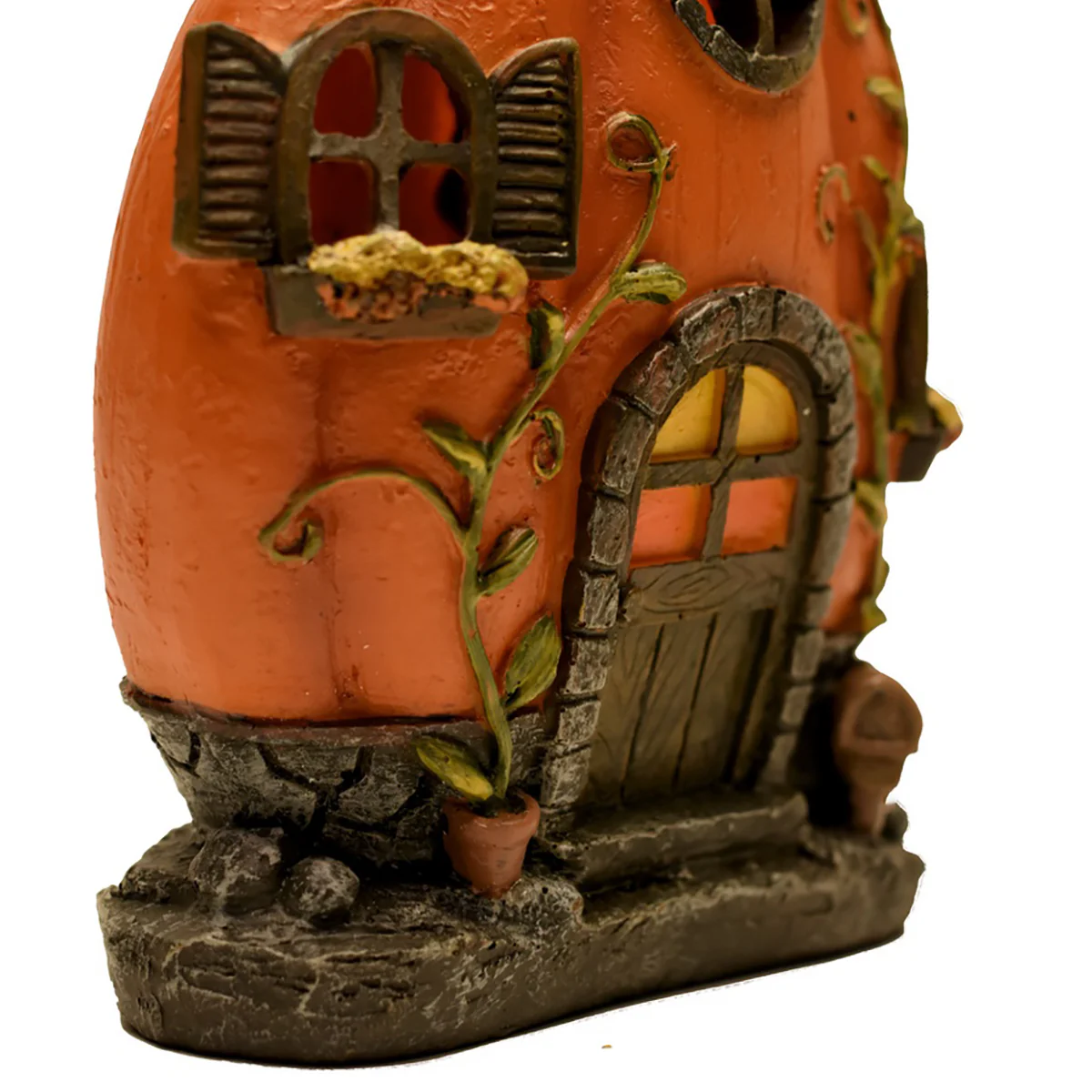 LED Mini Light Up Pumpkin House Fairy Garden Miniature Halloween Dollhouse Decor - Image 4