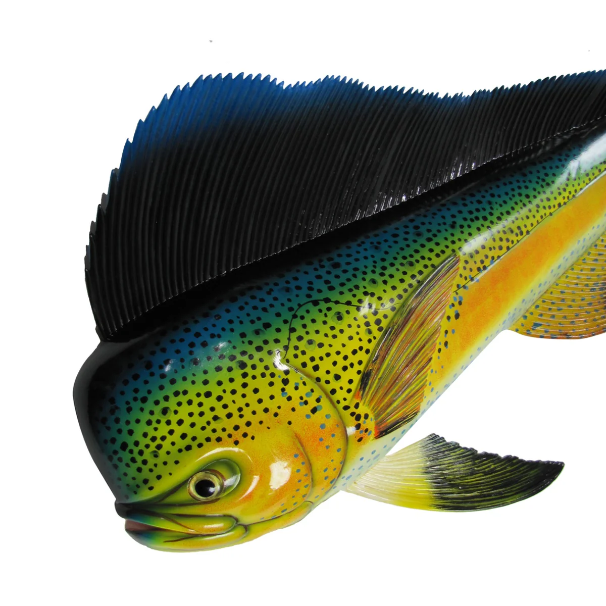 Lifelike 48" Tropical Saltwater Mahi Fish Plaque Wall Mount Art Trophy Taxidermy - Image 4