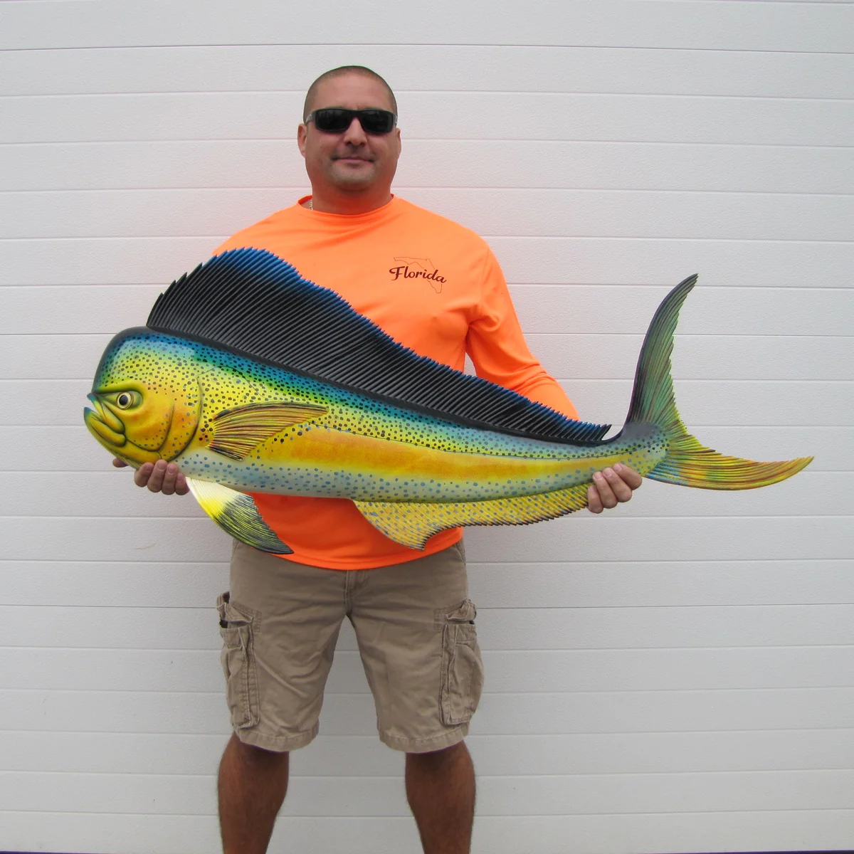 Lifelike 48" Tropical Saltwater Mahi Fish Plaque Wall Mount Art Trophy Taxidermy - Image 8