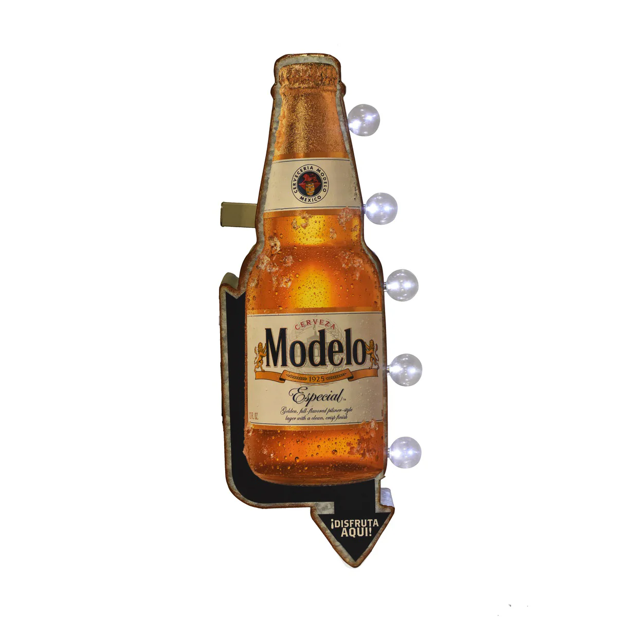 Light Up Modelo Beer Tin Metal Sign LED Home Bar Garage Wall Art Man Cave Decor - Image 4