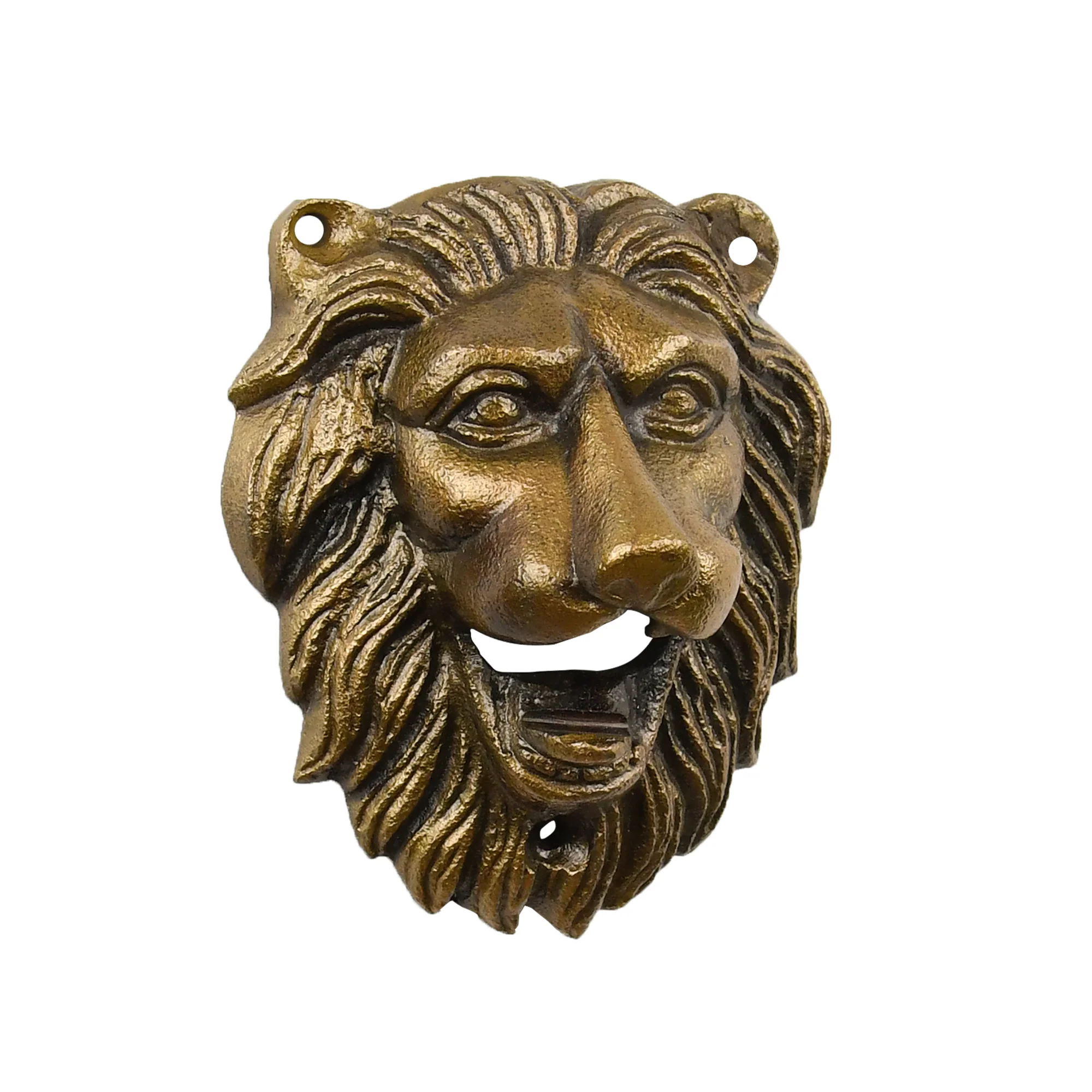 Lion Bottle Opener Cast Iron Beer Opener for Home Bar Kitchen Cool Gifts for Men
