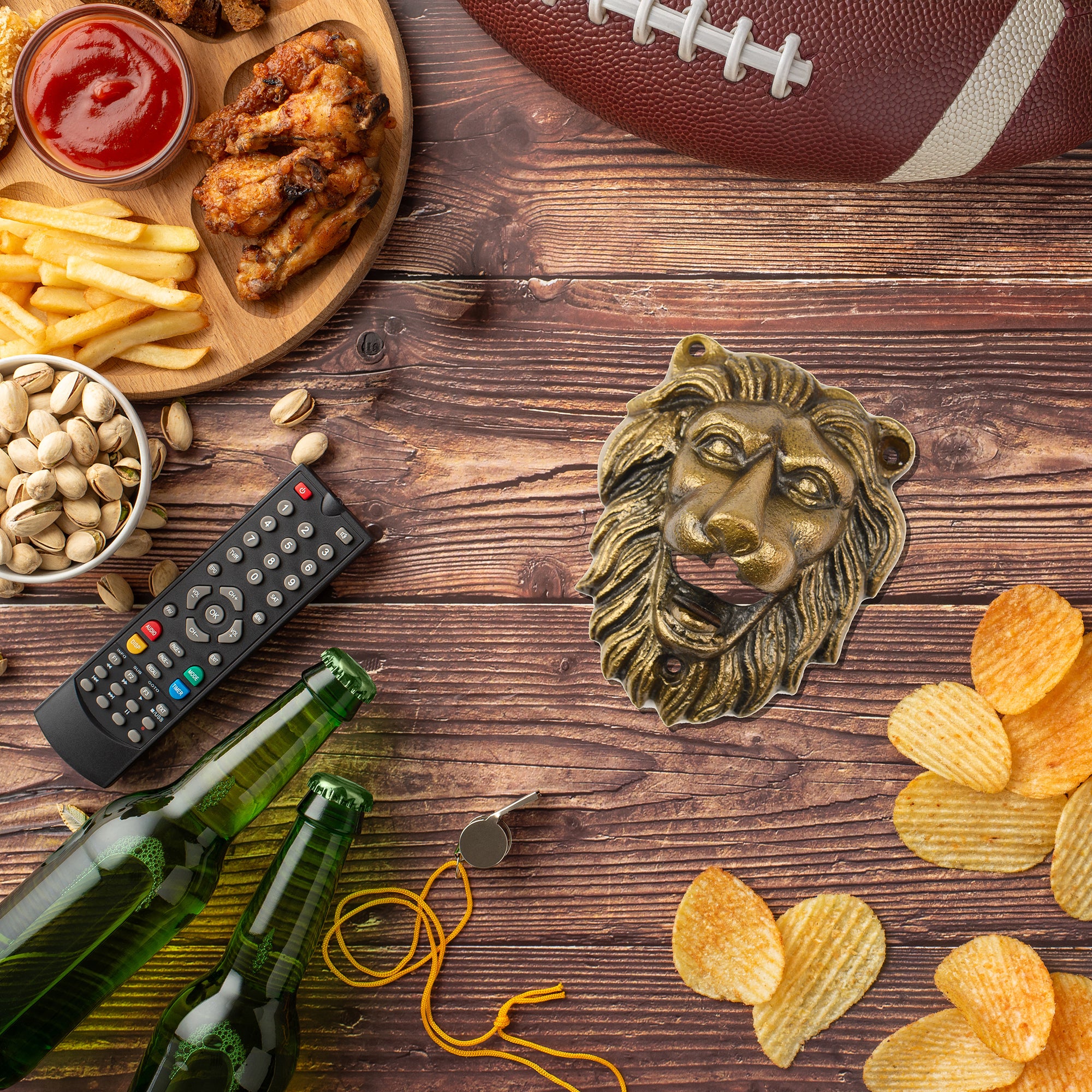 Lion Bottle Opener Cast Iron Beer Opener for Home Bar Kitchen Cool Gifts for Men - Image 3