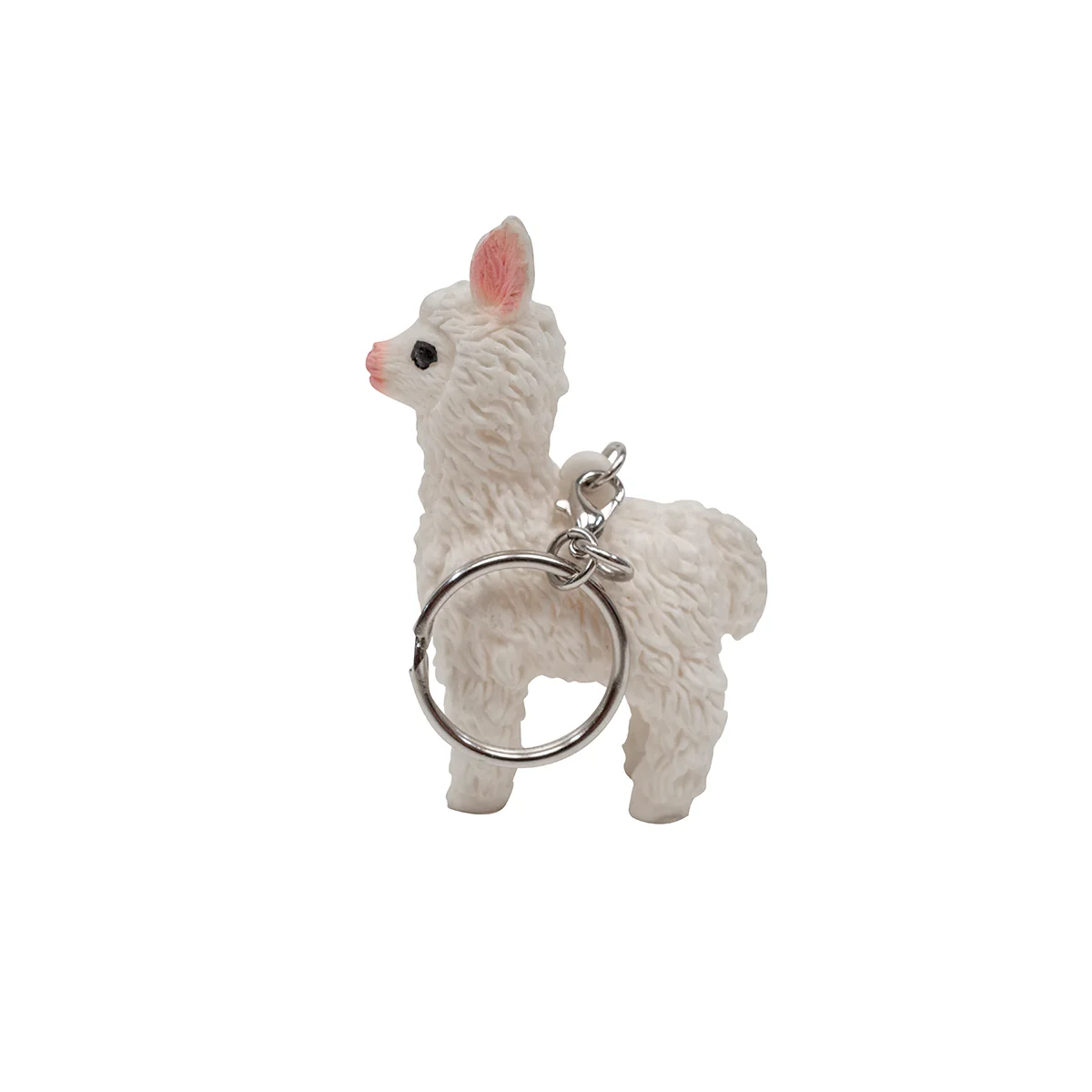 Llama Squeeze Keychain Cute Alpaca Car Key Ring Chain Toy Keyring Bag Charm - Image 2