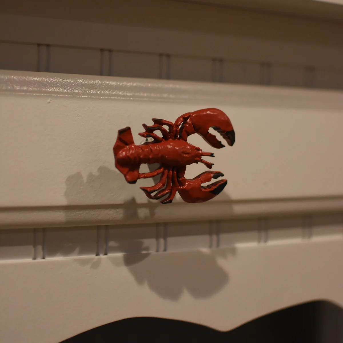 Lobster Pull Knob Red Kitchen Cabinet Drawer Hardware Coastal Beach Home Decor - Image 6